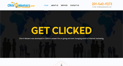 Desktop Screenshot of clickitmasters.com
